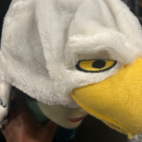 NFL White and Yellow Eagle Plush Hat Unisex - Picture 9 of 11
